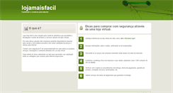 Desktop Screenshot of lojamaisfacil.com.br