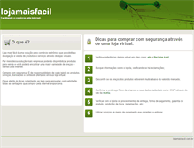 Tablet Screenshot of lojamaisfacil.com.br